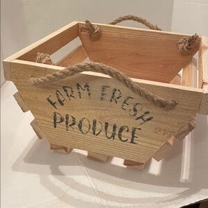 Farm Fresh Produce Harvesting Basket/Crate